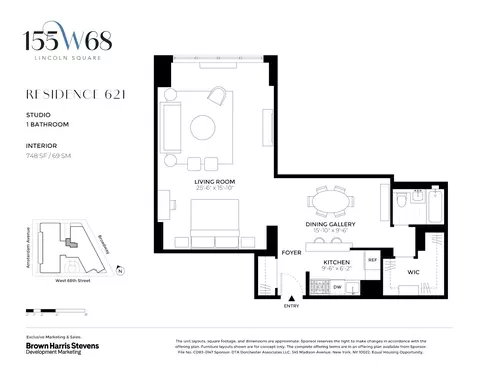 155 W 68th St #621, New York, NY 10023