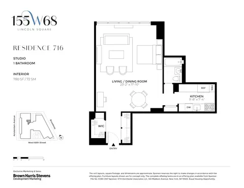 155 W 68th St #716, New York, NY 10023