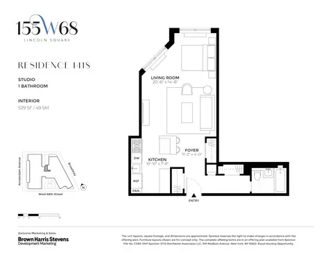 155 W 68th St #1418, New York, NY 10023