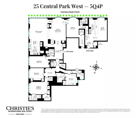 25 Central Park W #5Q/4P, New York, NY 10023
