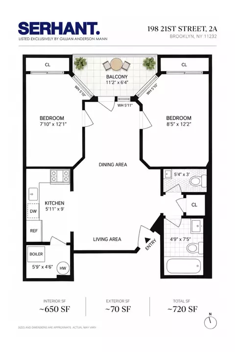 198 21st St #2A, Brooklyn, NY 11232