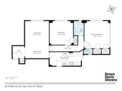 50 W 96th St #14C, New York, NY 10025