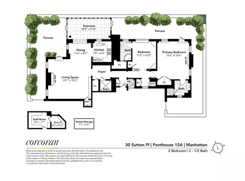 30 Sutton Pl S #15A, New York, NY 10022