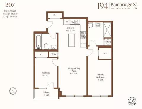 194 Bainbridge St #307, Brooklyn, NY 11233