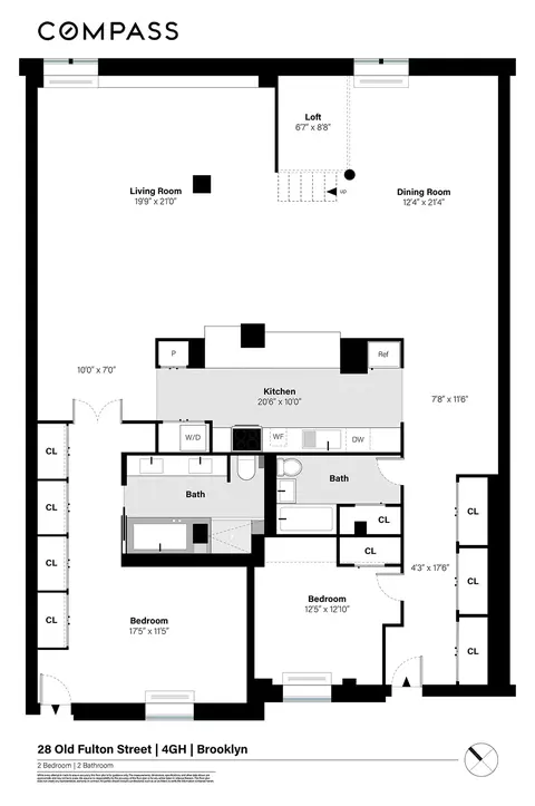 28 Old Fulton St #4GH, Brooklyn, NY 11201