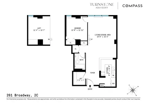 261 Broadway #2C, New York, NY 10007