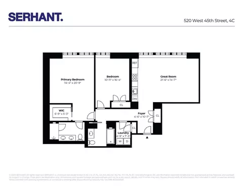 520 W 45th St #4C, New York, NY 10036