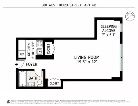 308 W 103rd St #6B, New York, NY 10025