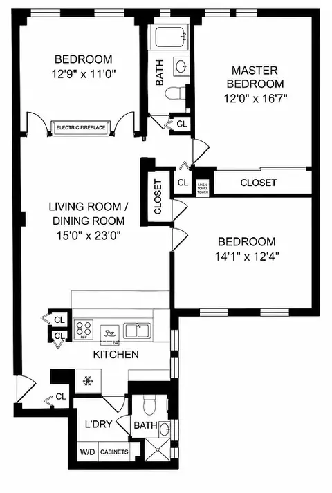 105 W 73rd St #C3, New York, NY 10023