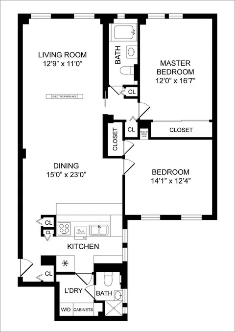 105 W 73rd St #C3, New York, NY 10023
