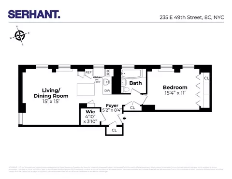 235 E 49th St #8C, New York, NY 10017