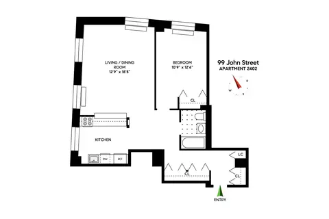 99 John St #2402, New York, NY 10038
