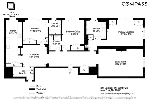 327 Central Park W #2B, New York, NY 10025