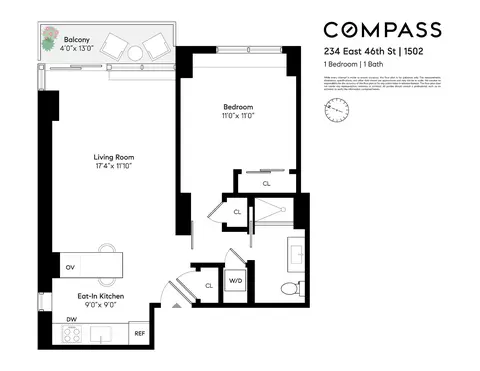 234 E 46th St #1502, New York, NY 10017