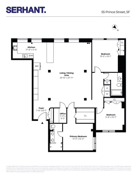 55 Prince St #5F, New York, NY 10012