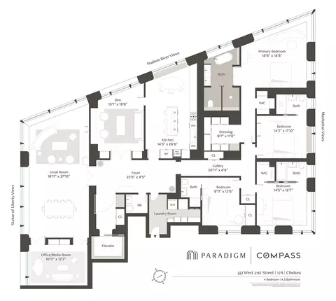 551 W 21st St #17A, New York, NY 10011