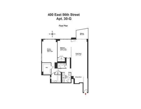 400 E 56th St #30G, New York, NY 10022