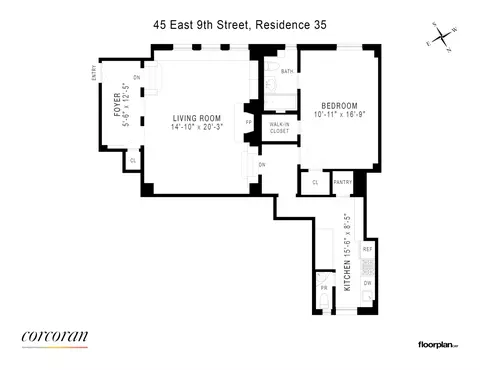 45 E 9th St #35, New York, NY 10003