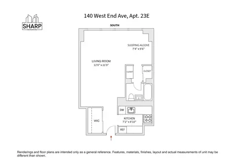 140 W End Ave #23E, New York, NY 10023