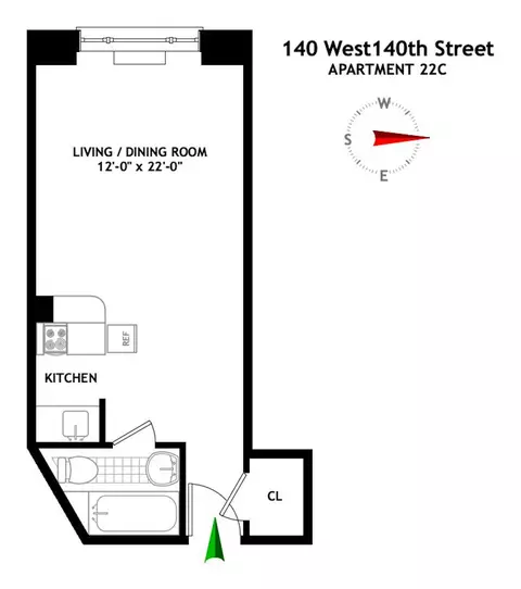 140 W 69th St #22C, New York, NY 10023