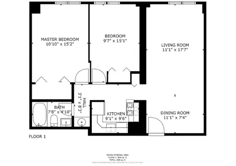 220 Manhattan Ave #4K, New York City, NY 10026