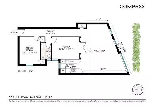 1110 Caton Ave #PH17, Brooklyn, NY 11218