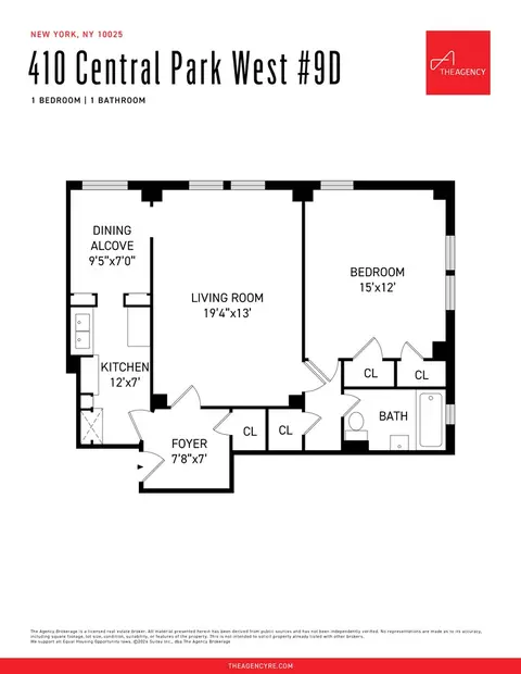 410 Central Park W #9D, New York, NY 10025