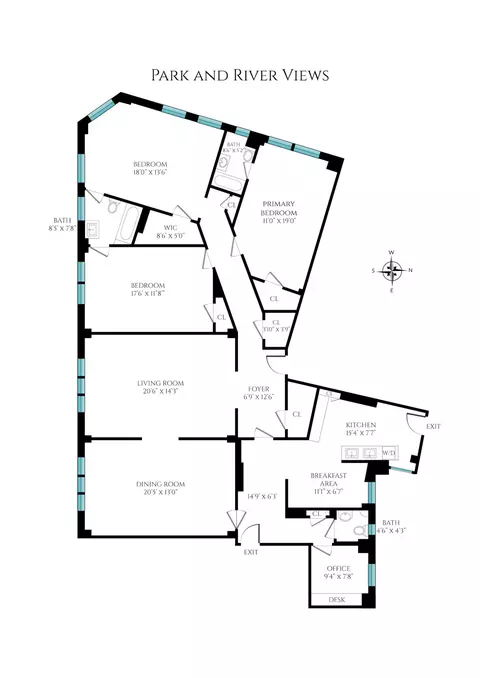 180 Riverside Dr #3B, New York, NY 10024