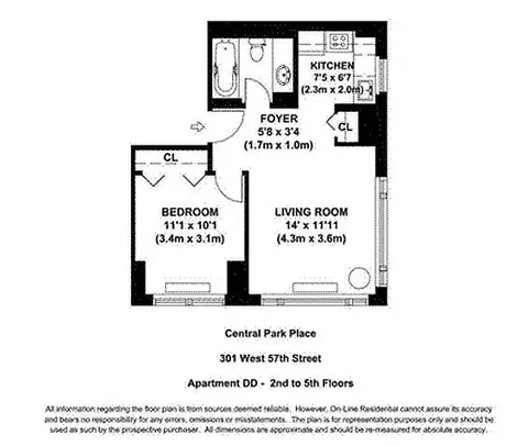 301 W 57th St #4-DD, New York, NY 10019