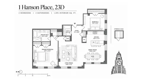 1 Hanson Pl #23D, New York City, NY 11217