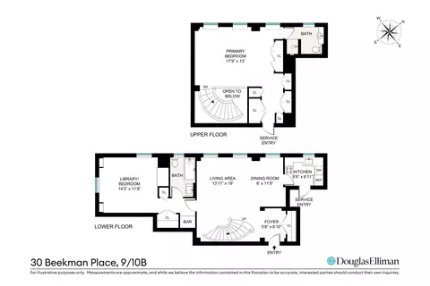 30 Beekman Pl #9/10B, New York, NY 10022