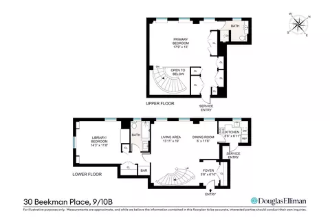 30 Beekman Pl #9/10B, New York, NY 10022