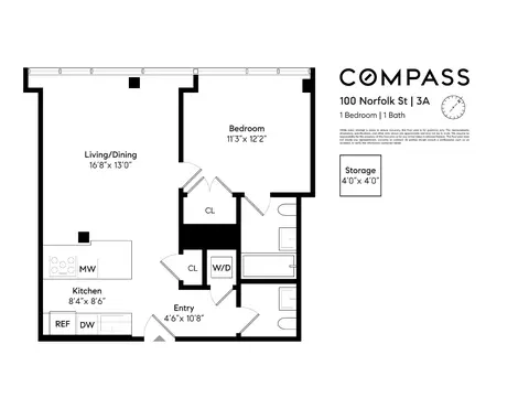 100 Norfolk St #3A, New York, NY 10002