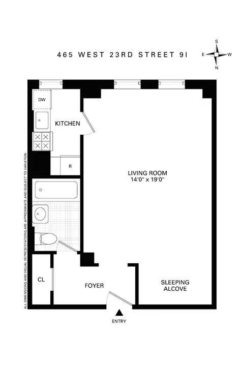 465 W 23rd St #9I, New York, NY 10011