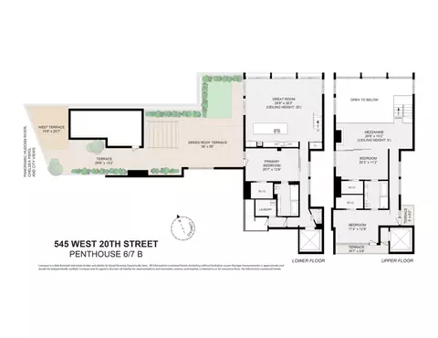545 W 20th St #PH6/7B, New York, NY 10011