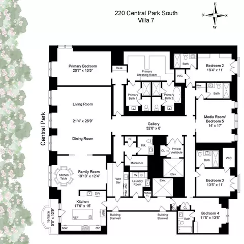 220 Central Park S #VILLA7, New York, NY 10019