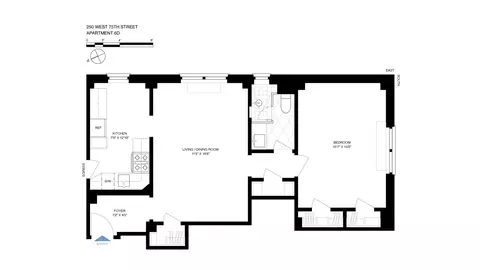 250 W 75th St #6D, New York, NY 10023