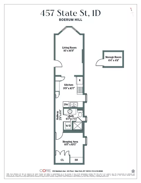 457 State St #1D, Brooklyn, NY 11217