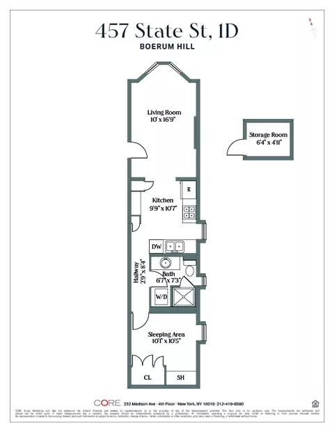 457 State St #1D, Brooklyn, NY 11217