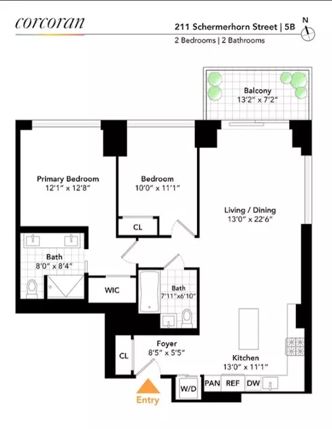 211 Schermerhorn St #5B, Brooklyn, NY 11201