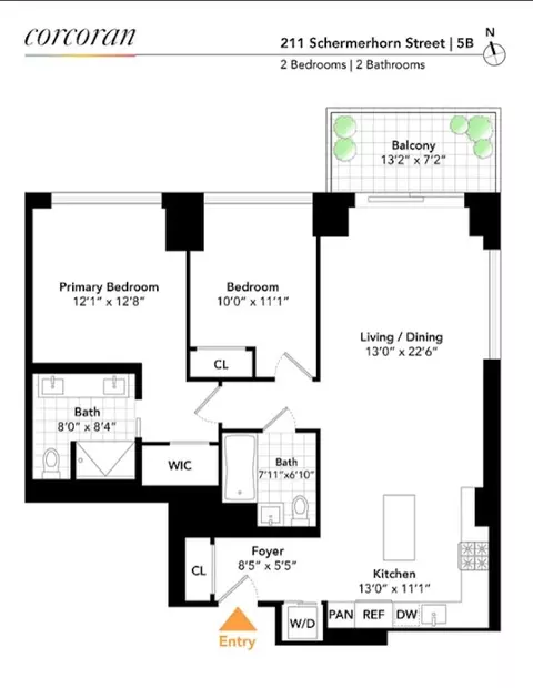 211 Schermerhorn St #5B, Brooklyn, NY 11201