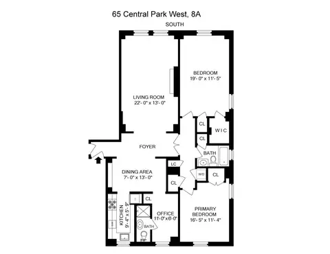 65 Central Park W #8A, New York, NY 10023