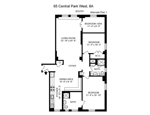 65 Central Park W #8A, New York, NY 10023