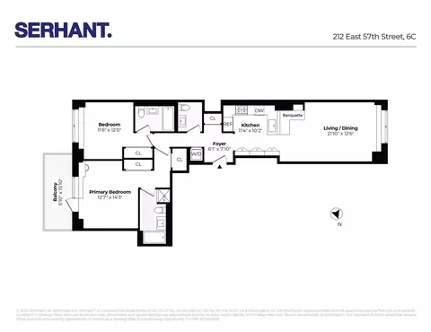 212 E 57th St #6C, New York, NY 10022