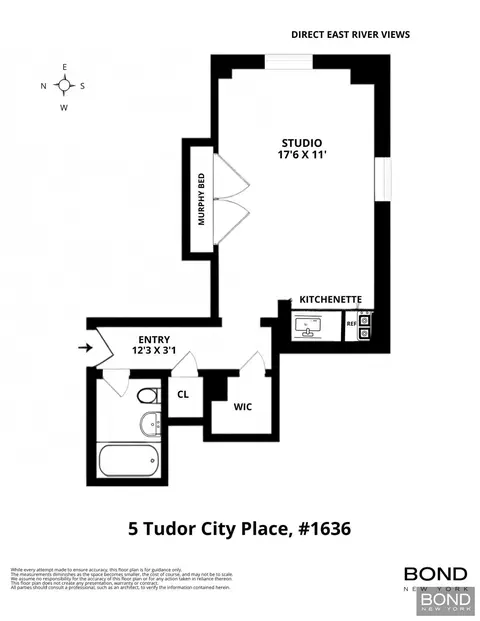 5 Tudor City Pl #1636, New York, NY 10017