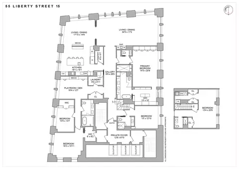 55 Liberty St #15, New York, NY 10005