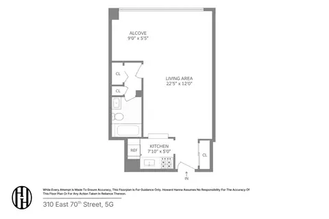 310 E 70th St #5G, New York City, NY 11234