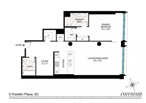 5 Franklin Pl #6C, New York, NY 10013