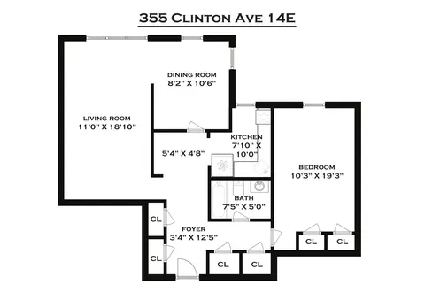 355 Clinton Ave #14E, Brooklyn, NY 11238
