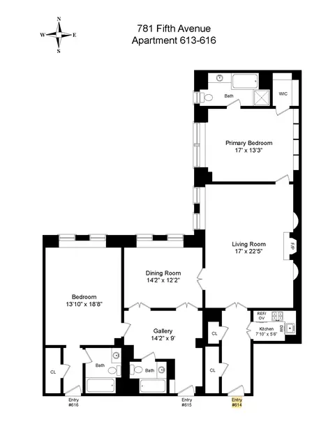 781 5th Ave #613/614, New York, NY 10022